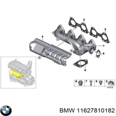 Система выпуска газов двигателя 11627810182 BMW