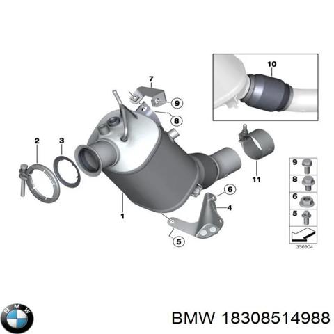 DPF-фильтр 18308514988 BMW