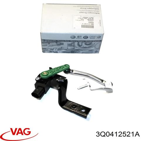 Датчик уровня положения кузова, передний левый 3Q0412521A VAG