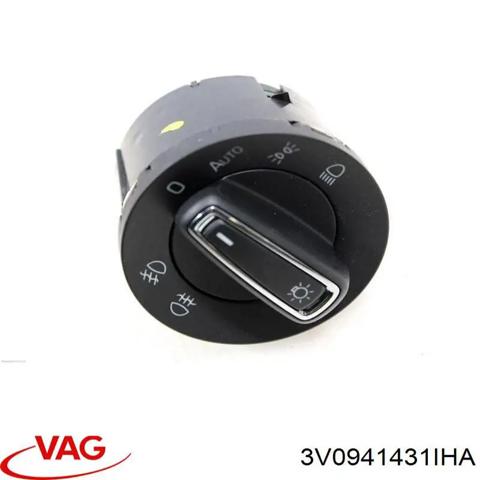Переключатель света фар на "торпедо" 3V0941431IHA VAG