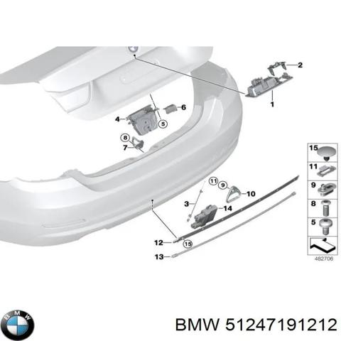 Замок крышки багажника 51247191212 BMW