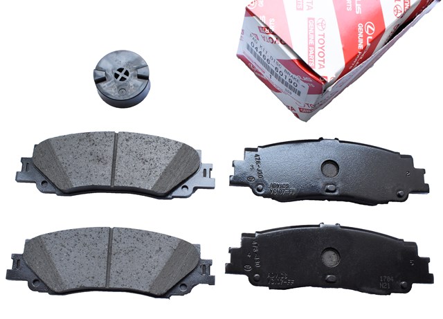 Колодки тормозные задние, дисковые 0446660191 TOYOTA