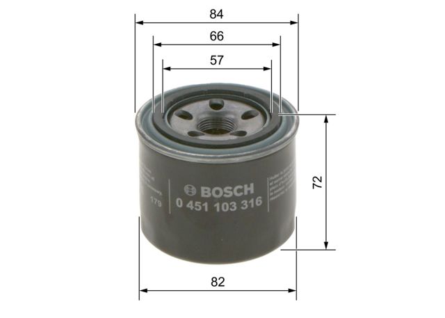 BOSCH 0451103316 Масляный фильтр в наличии Тернополь