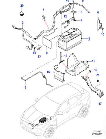 АКБ 429123483 LAND ROVER