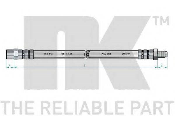 Шланг тормозной задний Seat Toledo 1