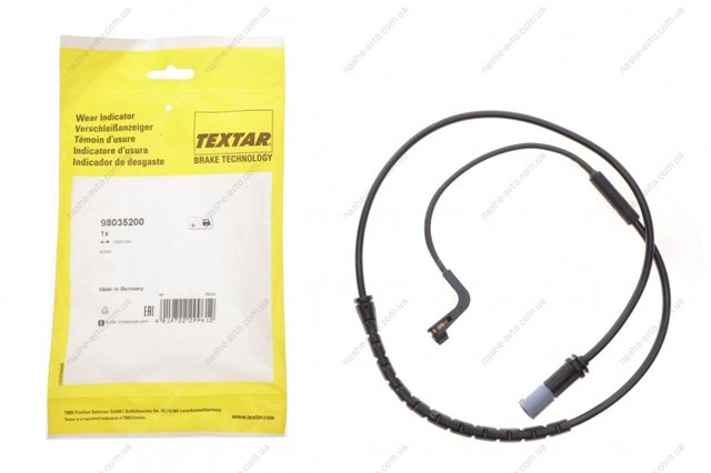  Датчик износа тормозных колодок задний 98035200 TEXTAR