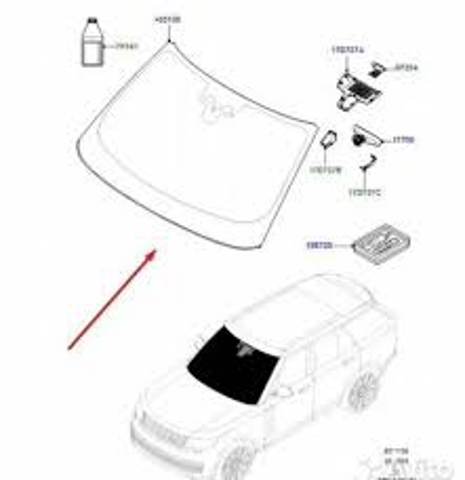 Лобовое стекло LR183607 LAND ROVER