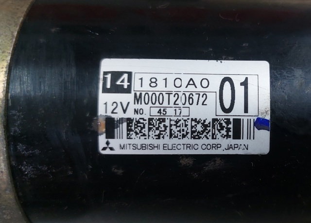 Стартер M000T20672 MITSUBISHI