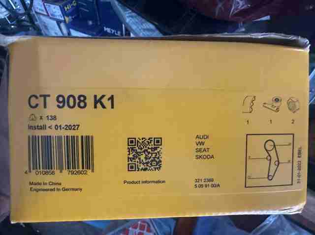 CT908K1 CONTINENTAL Комплект ГРМ купить в Одесса