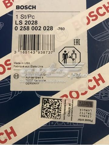 0258002028 BOSCH Лямбда зонд купить в Черновцы