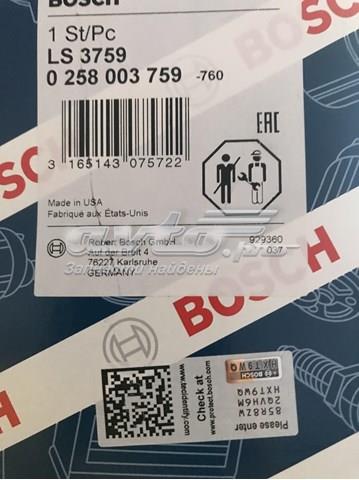 0258003759 BOSCH Лямбда-зонд, датчик кислорода до катализатора купить в Полтава