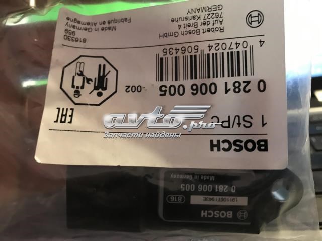 BOSCH 0281006005 Датчик давления выхлопных газов в наличии Харьков