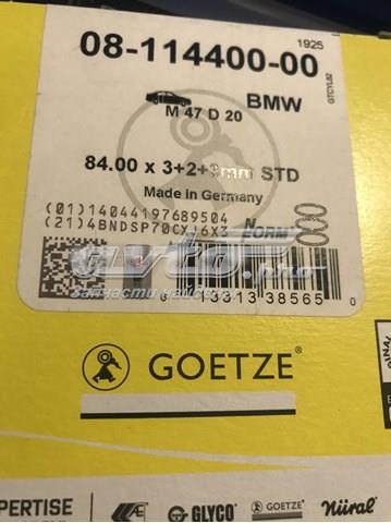 Поршневые кольца на 1 цилиндр, STD 0811440000 GOETZE