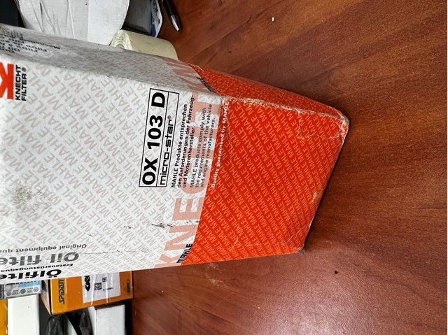 MAHLE OX103D Масляный фильтр в наличии Полтава