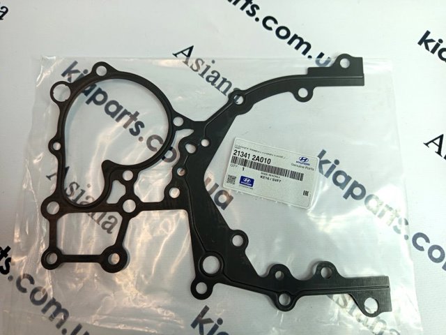 Прокладка передней крышки двигателя, нижняя 213412A010 HYUNDAI