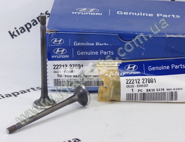 HYUNDAI 2221227001 Клапан выпускной в наличии Днепр