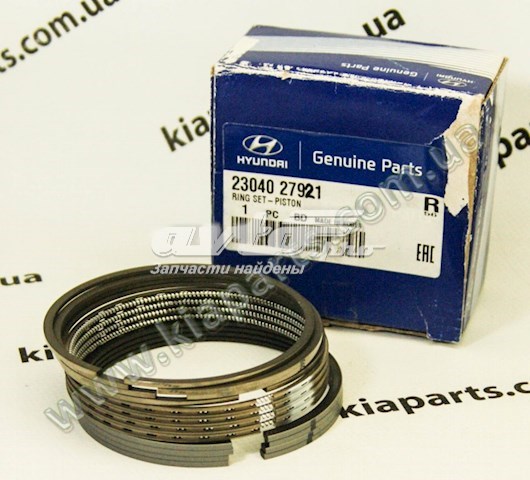 HYUNDAI 2304027921 Кольца поршневые комплект на мотор, 1-й ремонт (+0,25) в наличии Киев