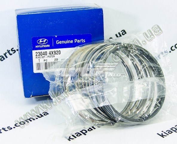 HYUNDAI 230404X920 Кольца поршневые комплект на мотор, STD. в наличии Украина