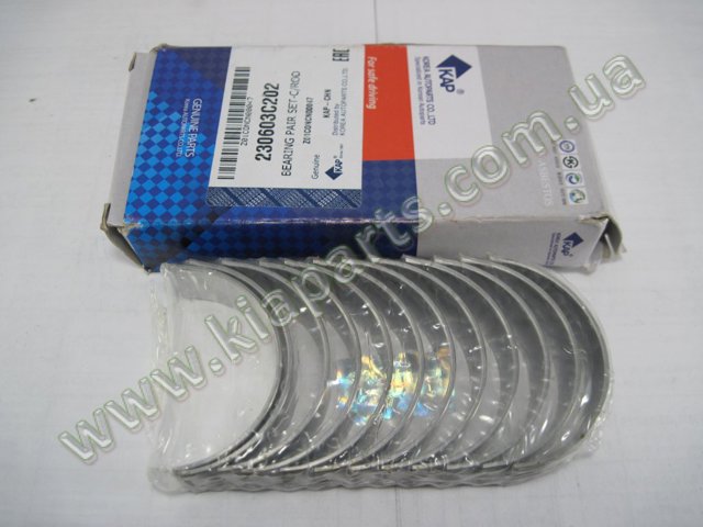 Вкладыши шатунные STD 230603C202 KAP