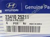 Поршень без колец 2341025211 HYUNDAI