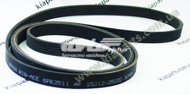 Поликлиновый ремень 2521225020 HYUNDAI