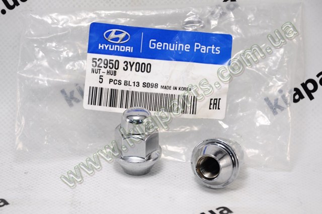 Гайка крепления колеса 529503Y000 HYUNDAI