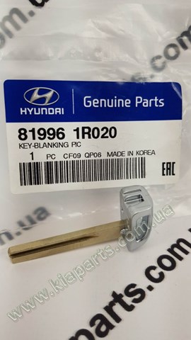 Ключ-заготовка 819961R020 HYUNDAI