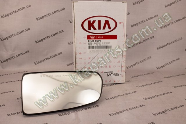 876111G300 Hyundai/Kia зеркальный элемент зеркала заднего вида левого