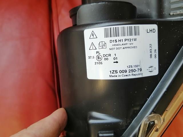 HELLA 1ZS009250791 Левая фара в наличии Павлоград