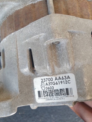 SUBARU 23700AA63A Генератор в наличии Павлоград