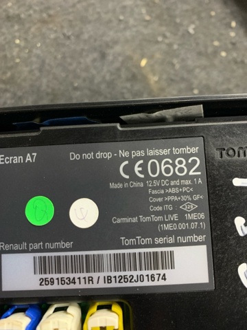 259153411R RENAULT Дисплей многофункциональный купить в Ужгород