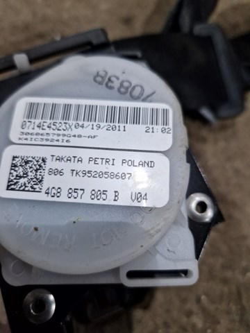 VAG 4G8857805DV04 Ремень безопасности задний в наличии Ирпень