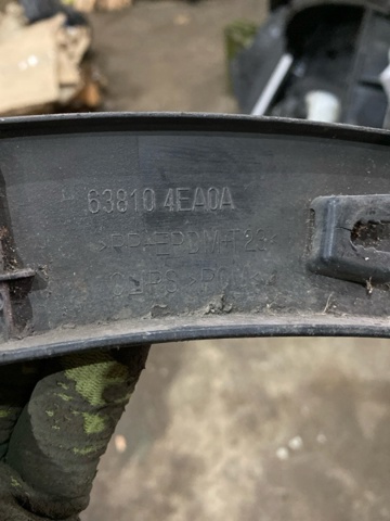 638104EA0A NISSAN Расширитель (накладка) арки переднего крыла правый купить в Тернополь