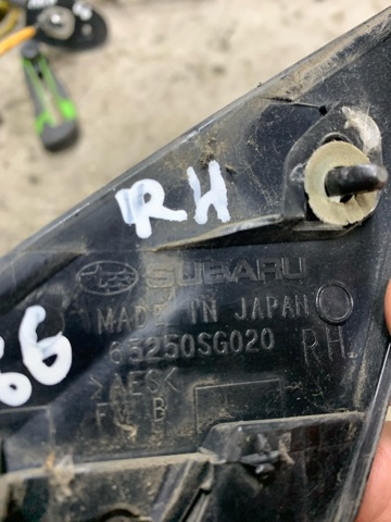 65250SG020 SUBARU Молдинг крыла переднего правого купить в Черкассы