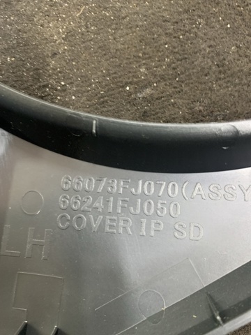 66073FJ070 SUBARU Молдинг (накладка) приборной панели "торпедо" левый купить в Львов