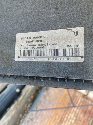 86611F1100 HYUNDAI Бампер задний, верхняя часть купить в Николаев