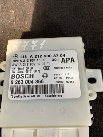 A2129003704 MERCEDES Модуль управления парктроником купить в Каменское
