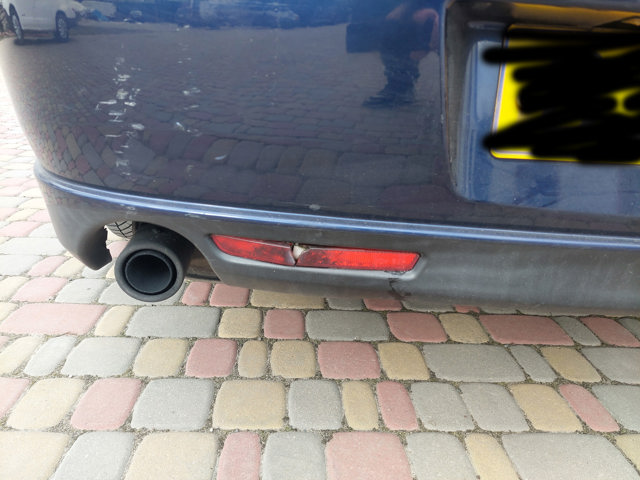 Бампер задний GS1D50221 MAZDA