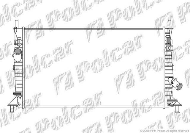 3202082 POLCAR Радиатор охлаждения двигателя купить в Украина