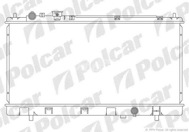4509083 POLCAR Радиатор охлаждения двигателя купить в Ужгород
