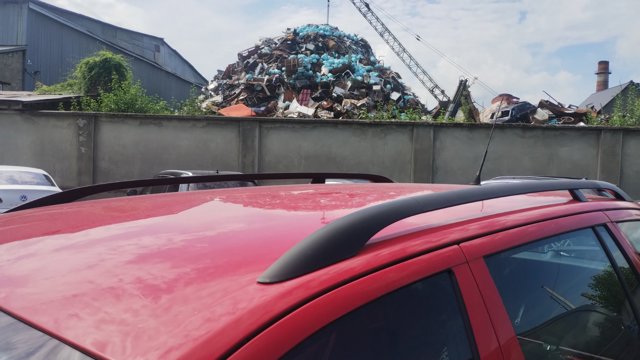 Автомобильный рейлинг на крышу левый 1Z9860033B41 VAG