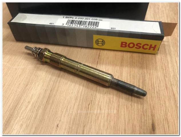 0250201038 BOSCH Свеча накала купить в Запорожье