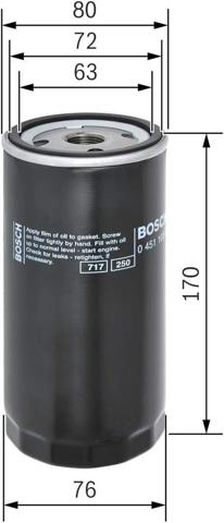 Масляный фильтр двигателя 0451103249 BOSCH