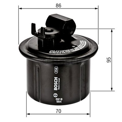 Фильтр топлива 0986450100 BOSCH