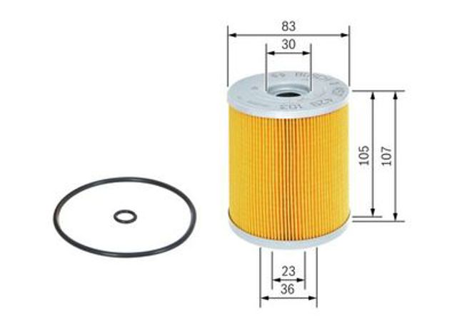 BOSCH 1457429103 Фильтр масляный в наличии Ровно