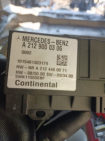 ЭБУ топливного насоса A2129000306 MERCEDES