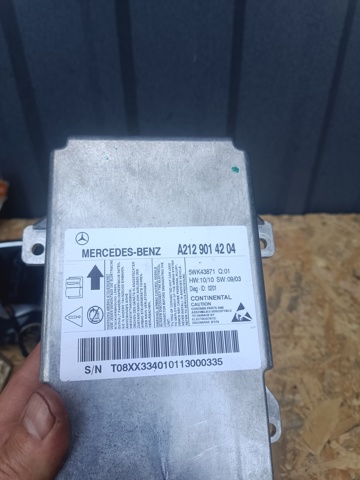 Модуль-процессор управления подушкой безопасности (ЭБУ AIRBAG) A2129014204 MERCEDES