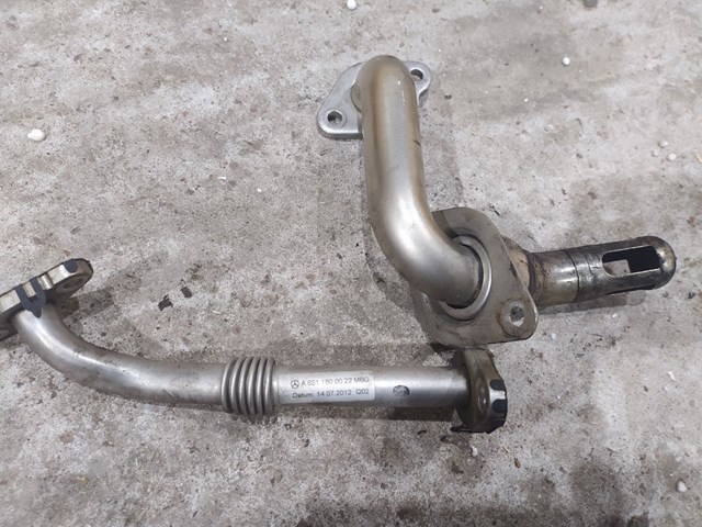 Патрубок системы рециркуляции отработавших газов A6511402208 MERCEDES