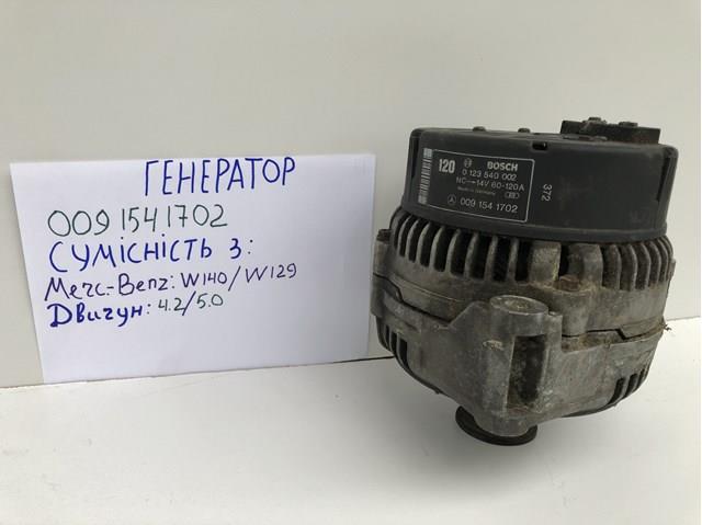 MERCEDES 0091541702 Генератор в наличии Винница