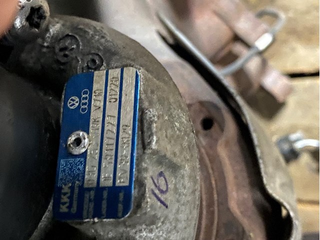 03G253019K VAG Турбина купить в Кривой Рог